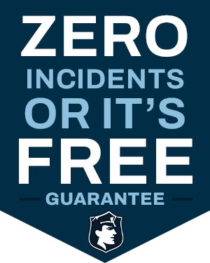 Zero incidents or tis free guarantee